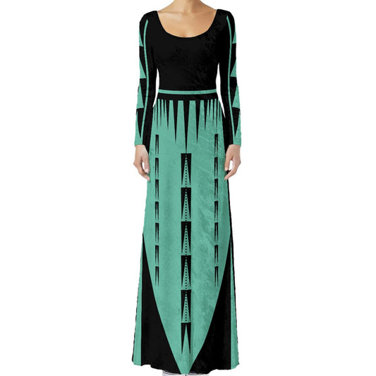 Indigenous Fashion Velvet Maxi 