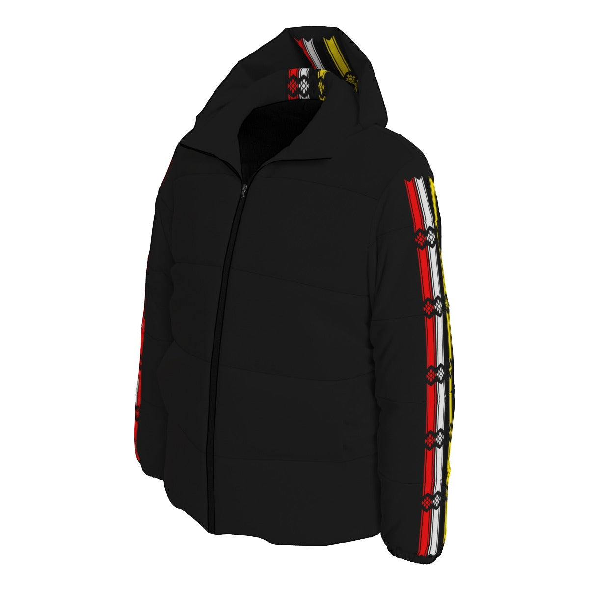 Medicine Wheel Ribbon Duck Down Jacket