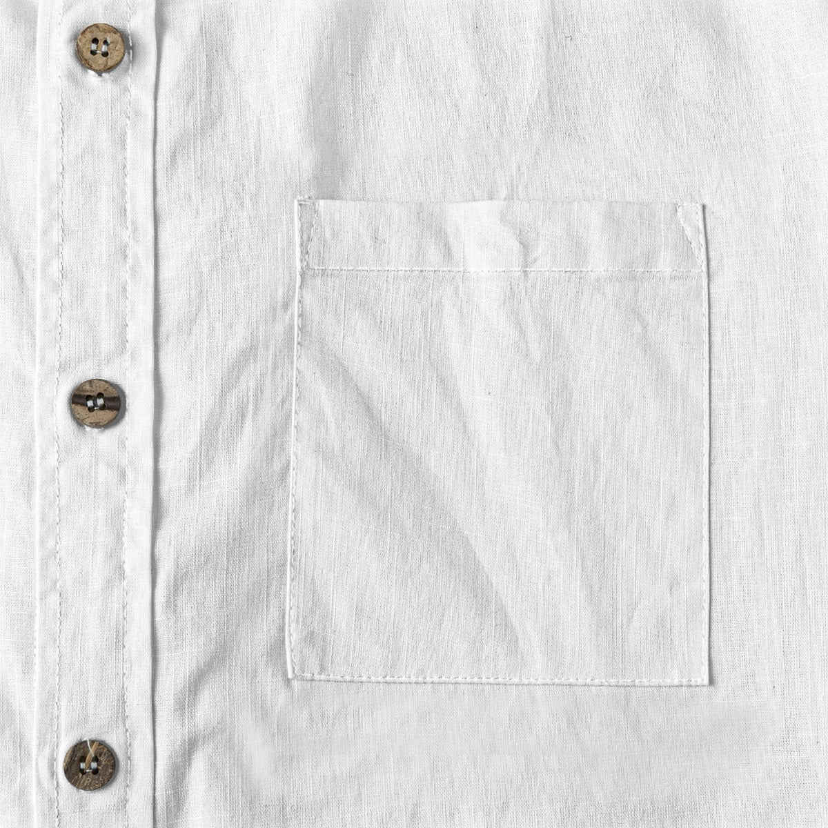 Ribbon Long Sleeve Button down Cotton Shirt