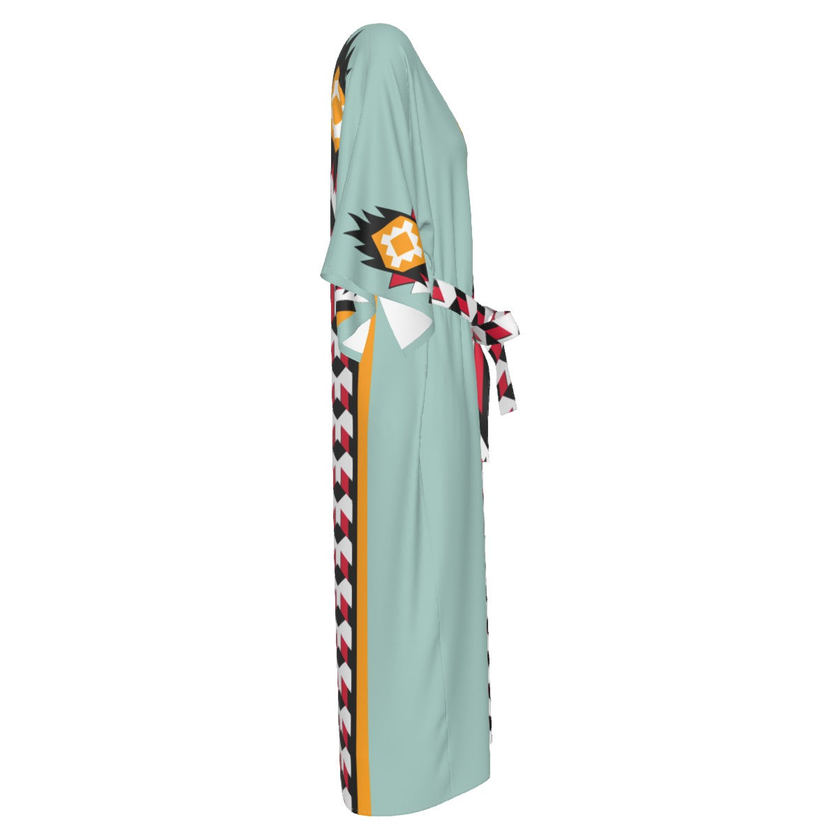 Four Flowy Long Dress