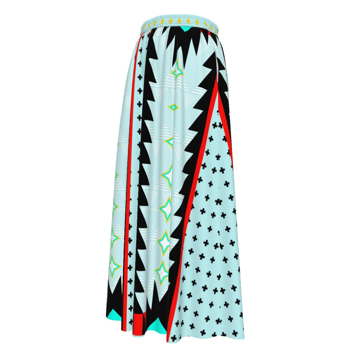 Native Shinning Star Maxi Chiffon Skirt