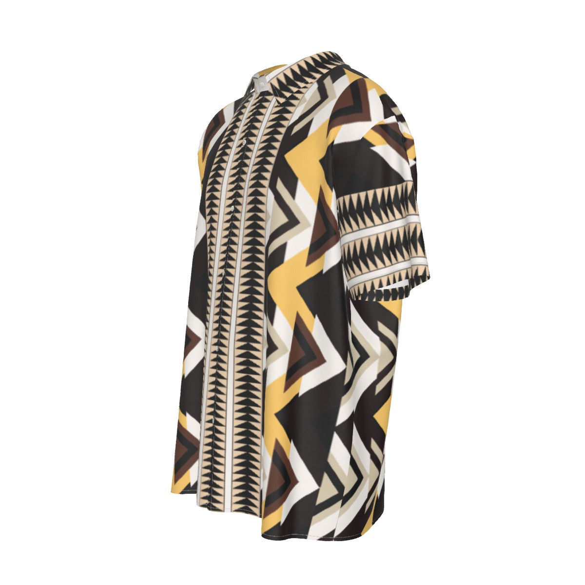 mikisiw ᒥᑭᓯᐤ Eagle Silky Short-Sleeved Shirt