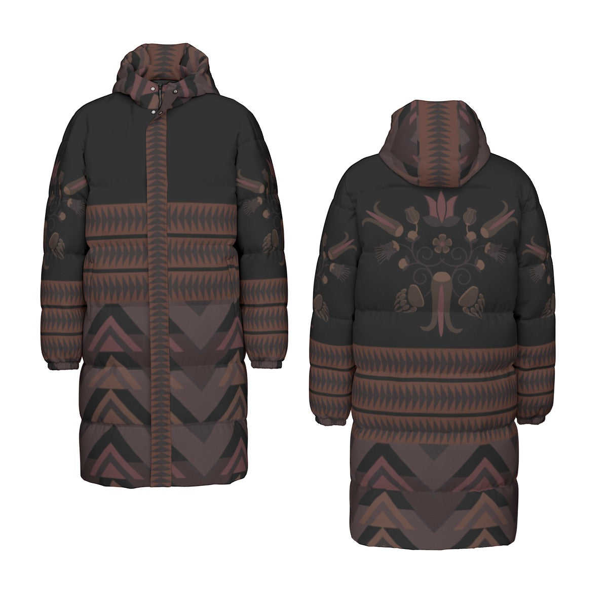 Woodland Bear Long Down Jacket