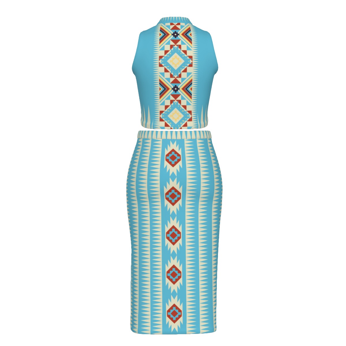 Tribal Baddie Pencil Skirt Set