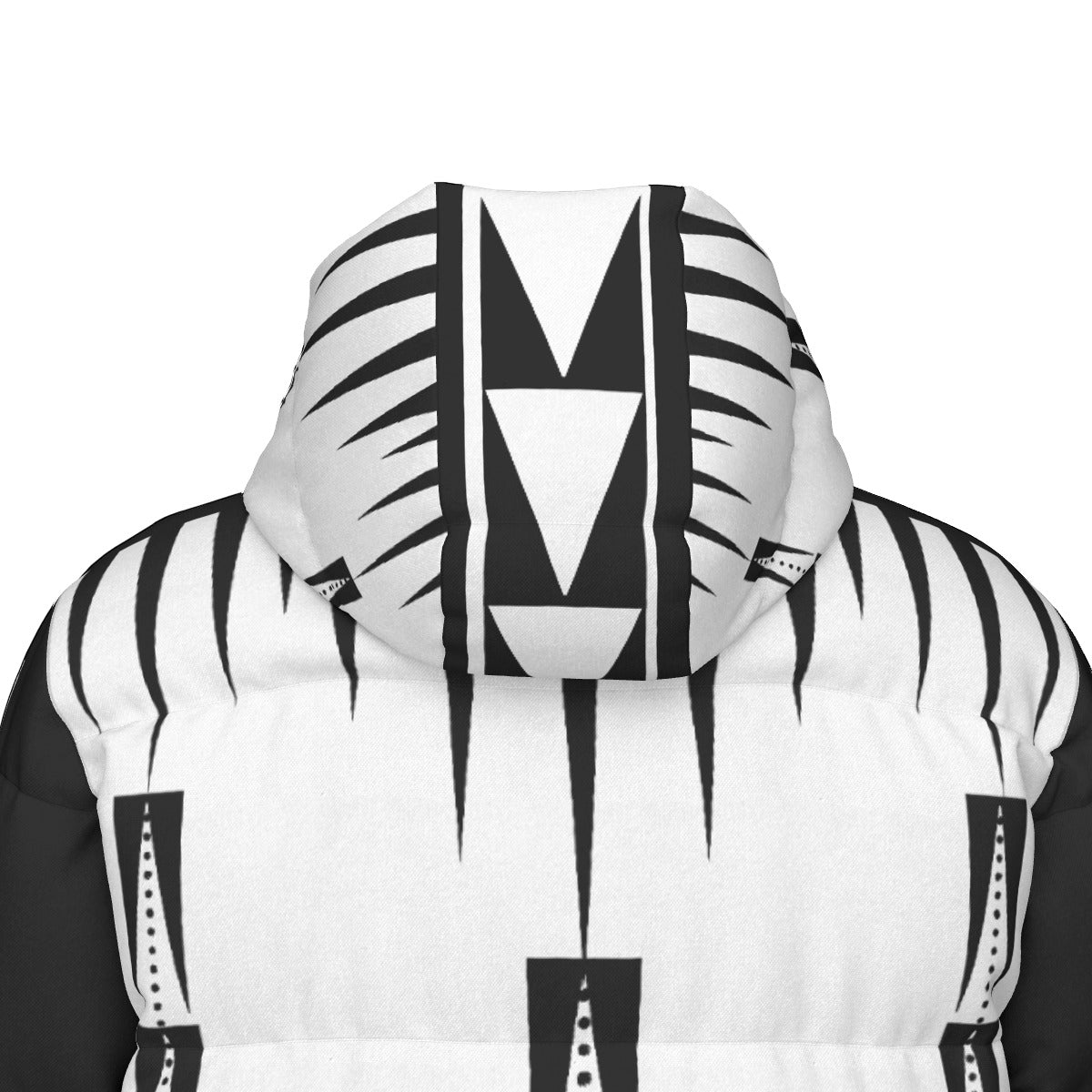 NTV Print Long Duck Down Jacket
