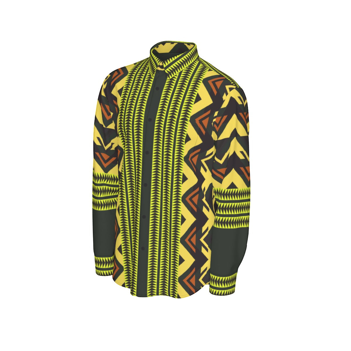 kinepikos ᑭᓀᐱᑯᐢ Garter Snake Cotton Long Sleeve Shirt