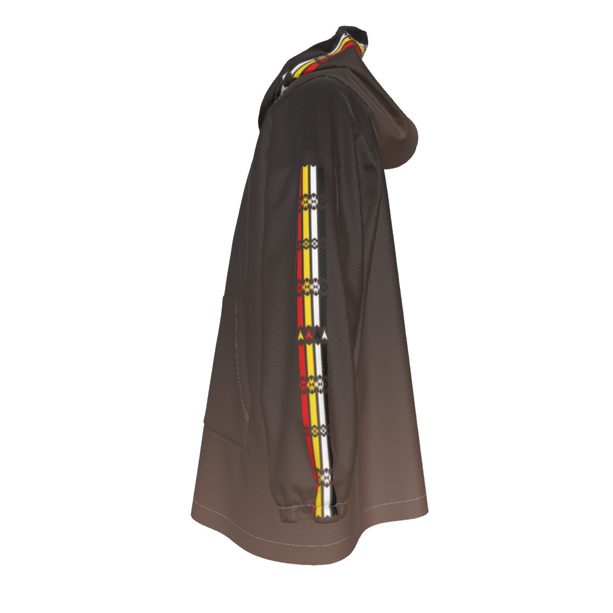 Kid's Medicine Wheel Ribbon Sherpa Fleece Hoodie Blanket