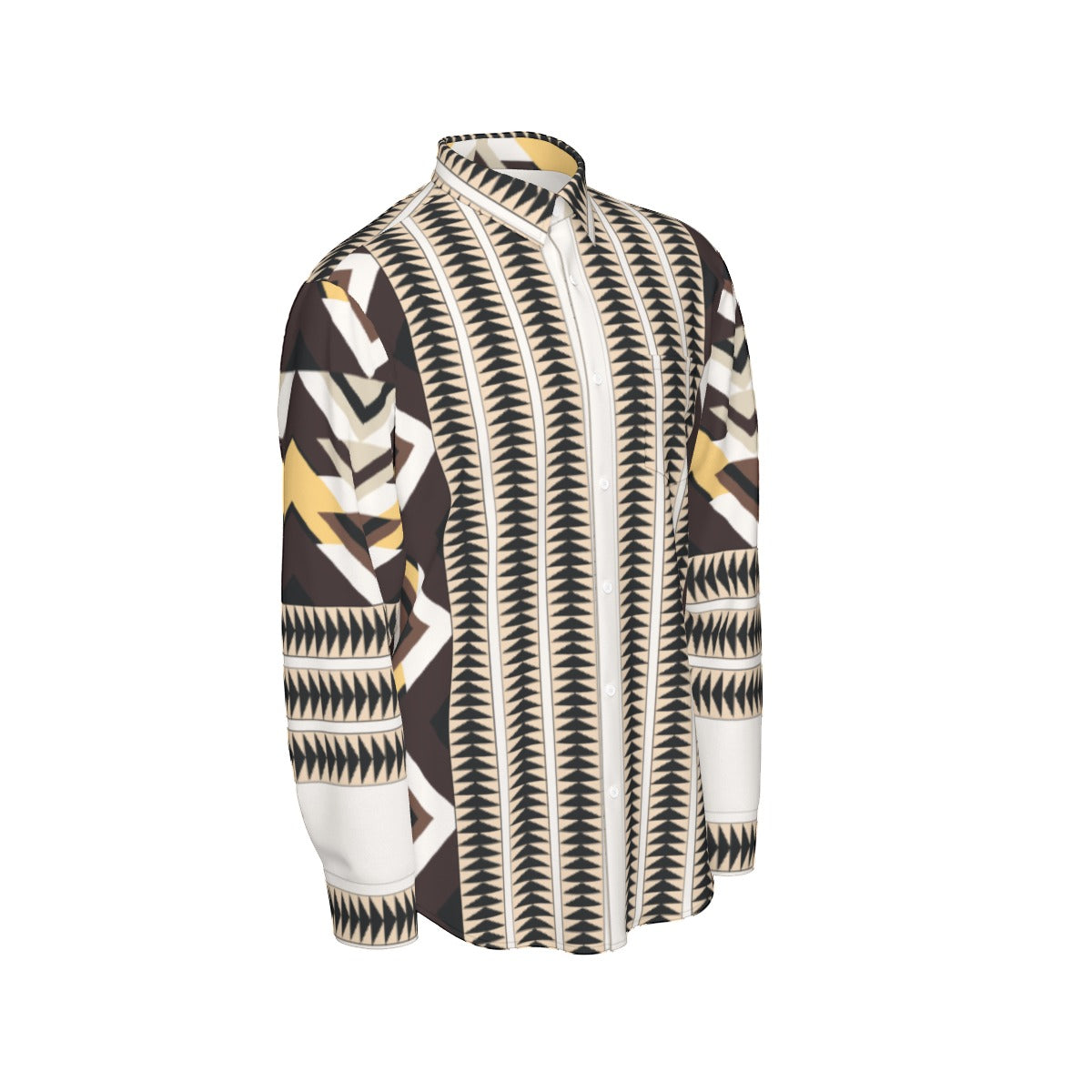 mikisiw ᒥᑭᓯᐤ Eagle Cotton Long Sleeve Shirt