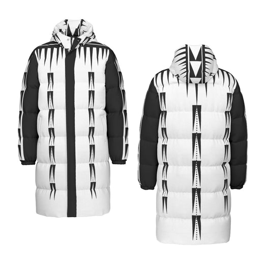 NTV Print Long Duck Down Jacket