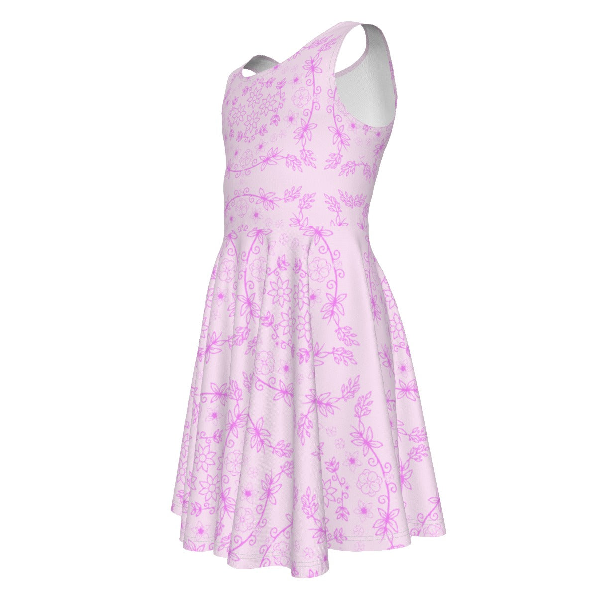 Girl's Woodland Floral Dress