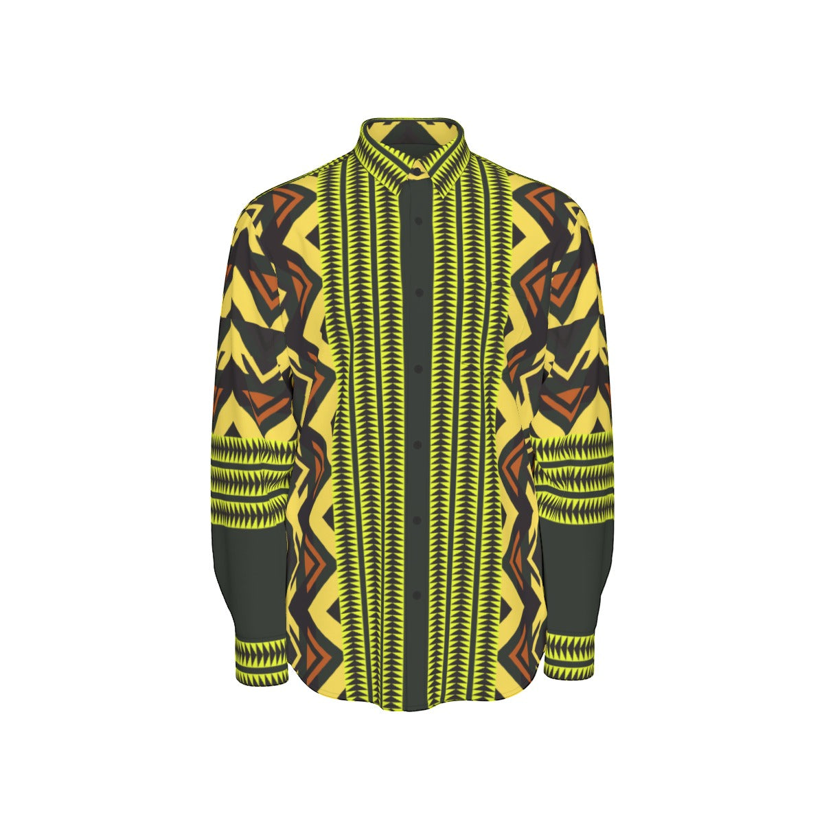kinepikos ᑭᓀᐱᑯᐢ Garter Snake Cotton Long Sleeve Shirt