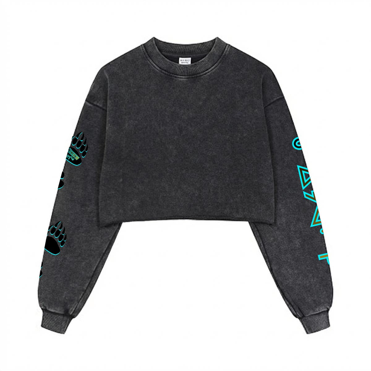okistatowân ᐅᑭᐢᑕᑐᐧᐋᓐ Grizzly Cropped Crewneck