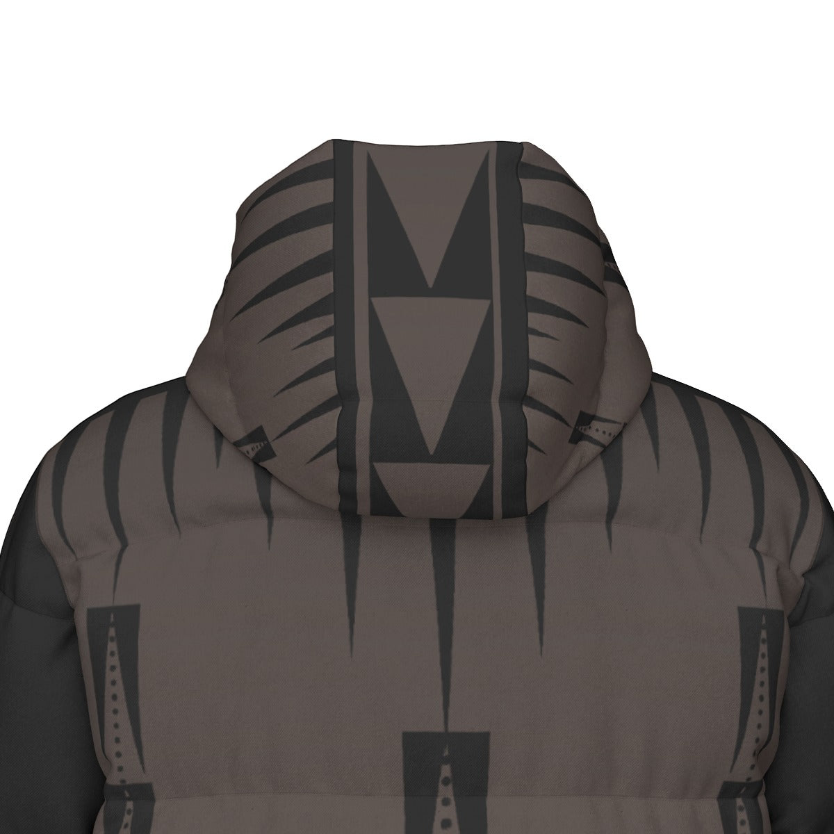 NTV Print Long Duck Down Jacket