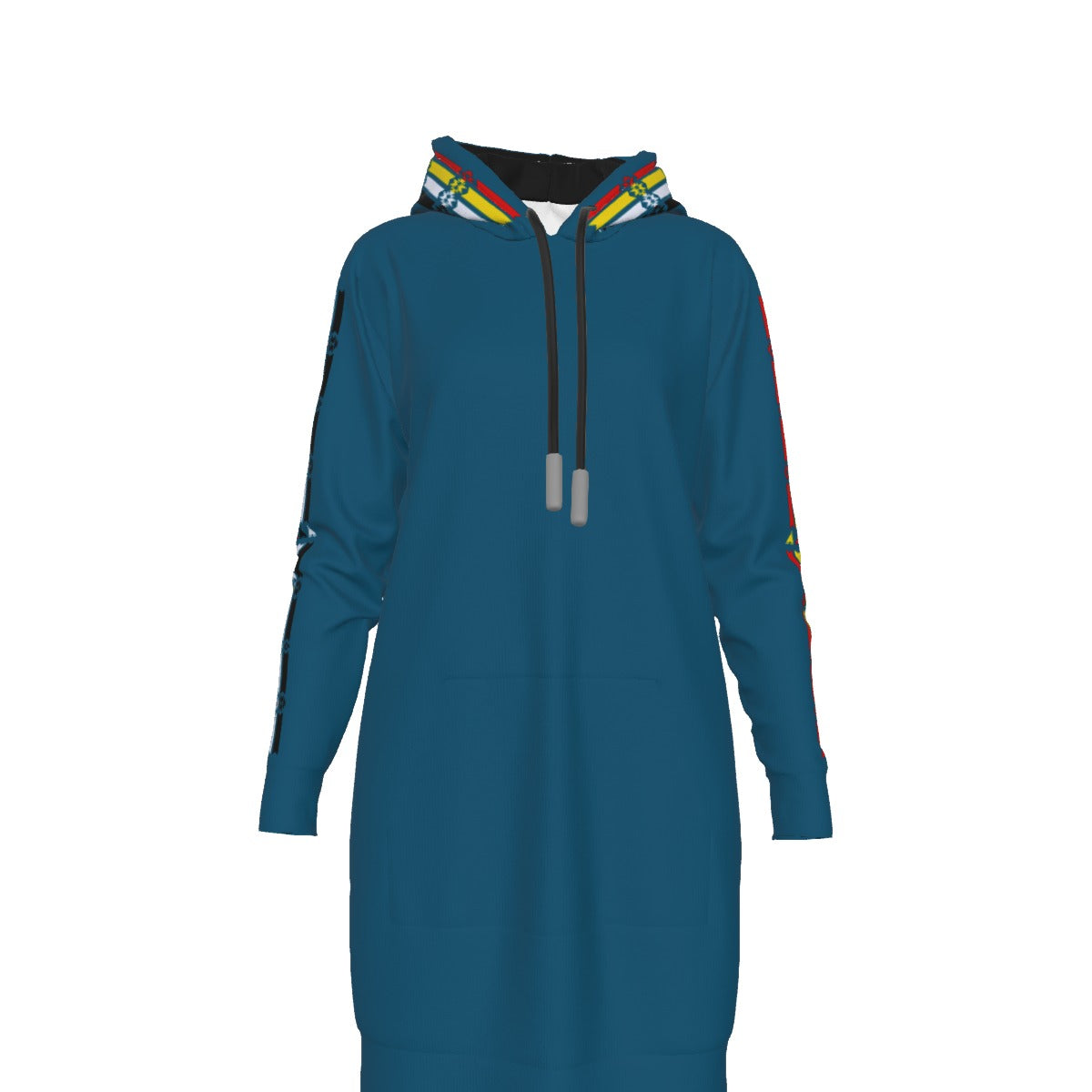 Ribbon Medicine Wheel Hoodie Dress