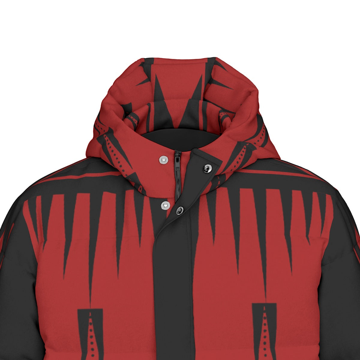 NTV Print Long Duck Down Jacket