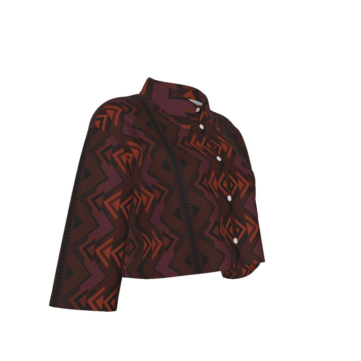 Arrows of Destiny  Cropped Cotton Jacket