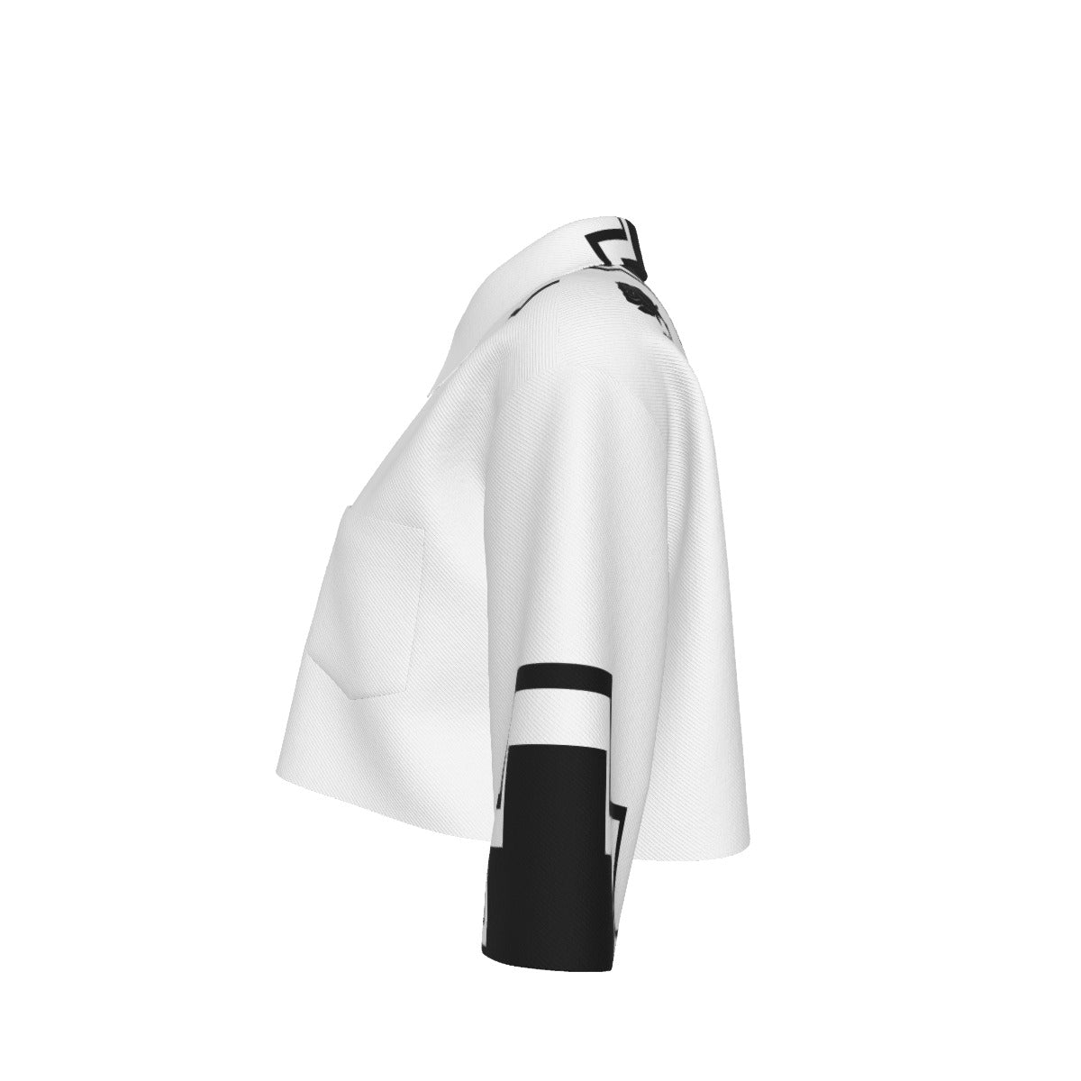 Featherly Rose Cropped Jacket