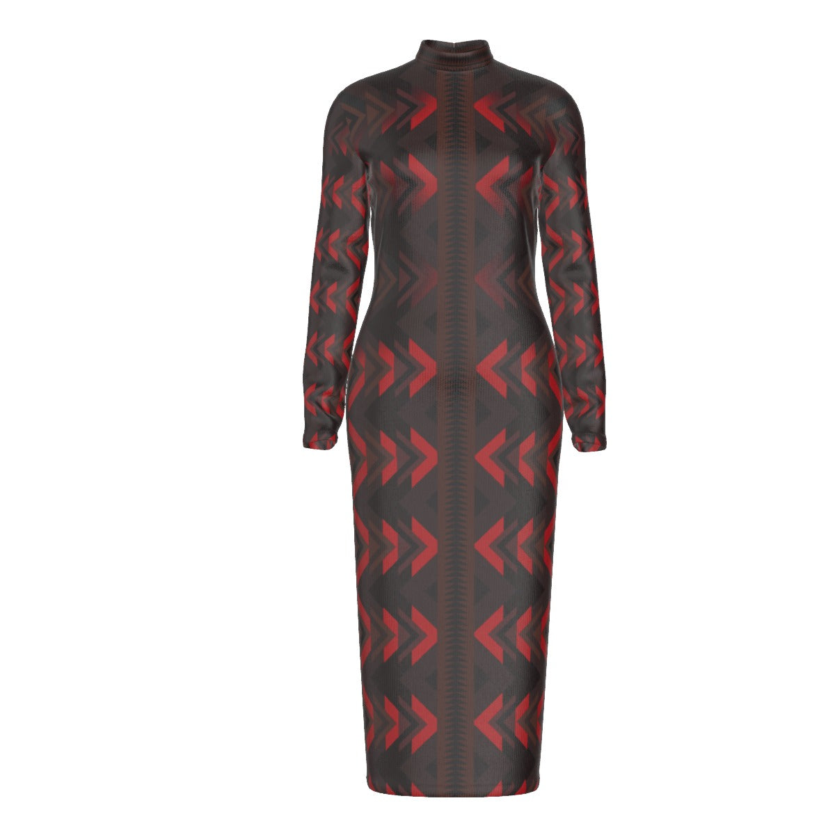 Arrows of Destiny Mockneck Dress