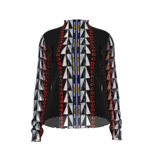 Moon and Sun Mesh Long Sleeve shirt