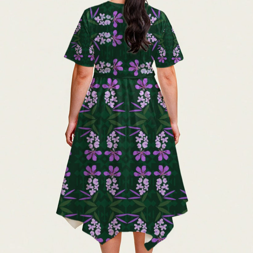 Fireweed Belted Midi Dress