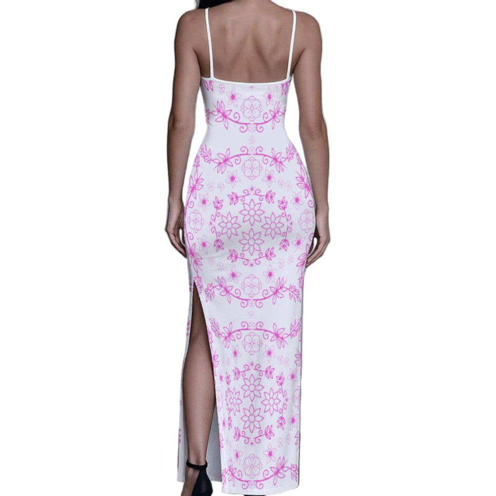 Minimalistic Long Slit Dress