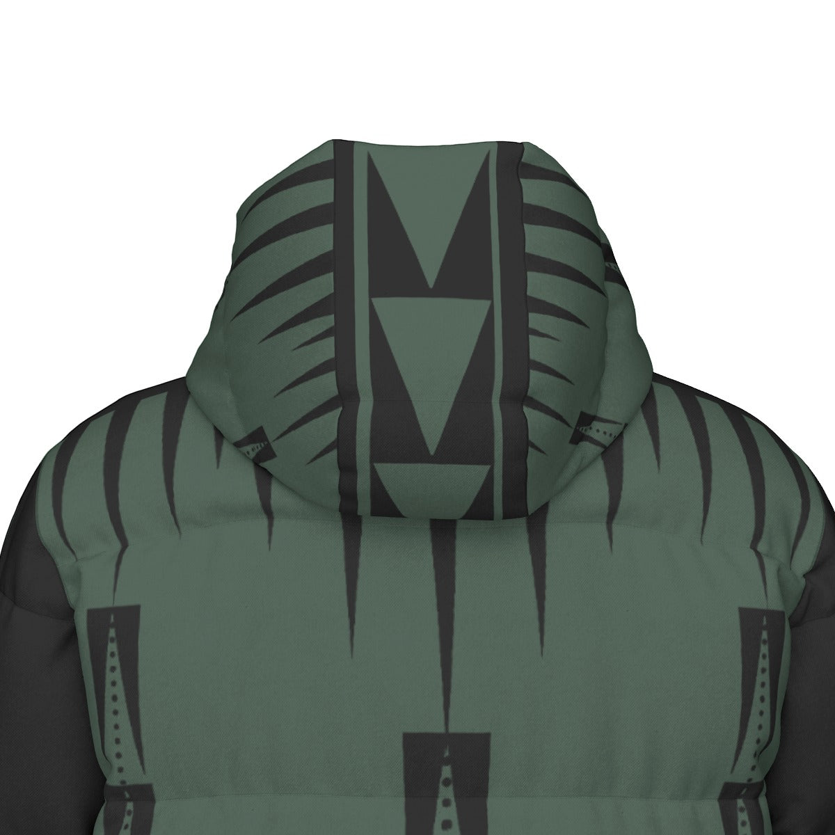 NTV Print Long Duck Down Jacket