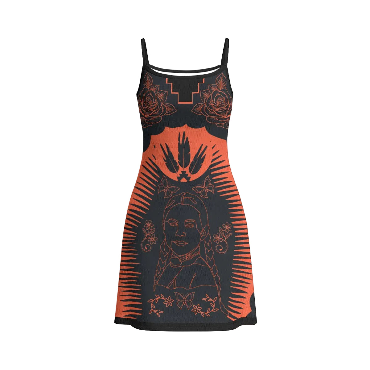 Native Matriarch Double-Layer Mesh Dress