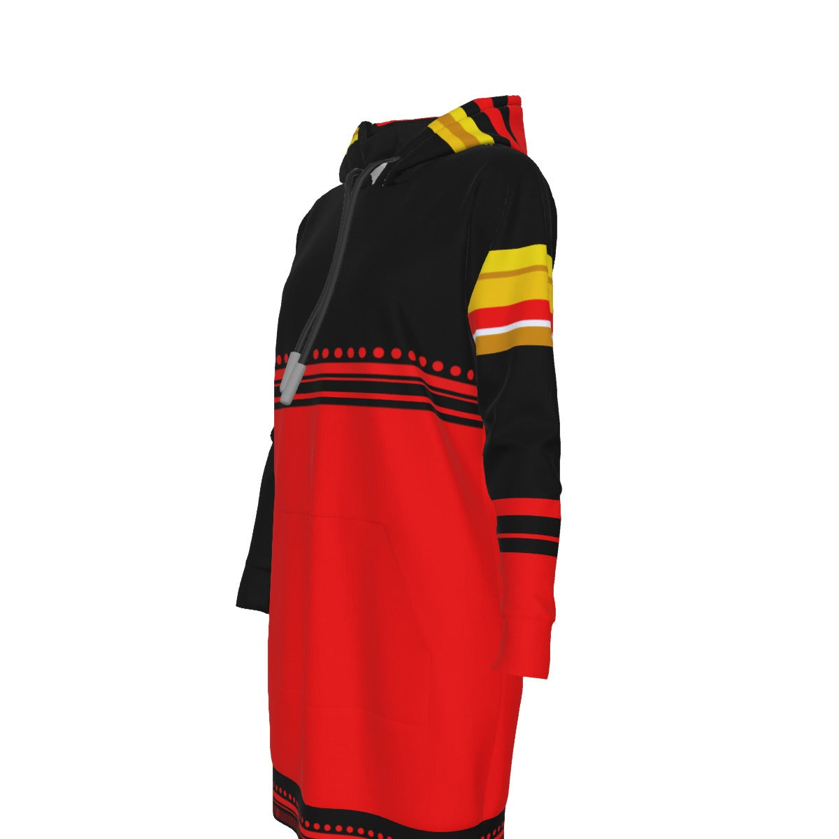 Float Like a Feather Hoodie Dress