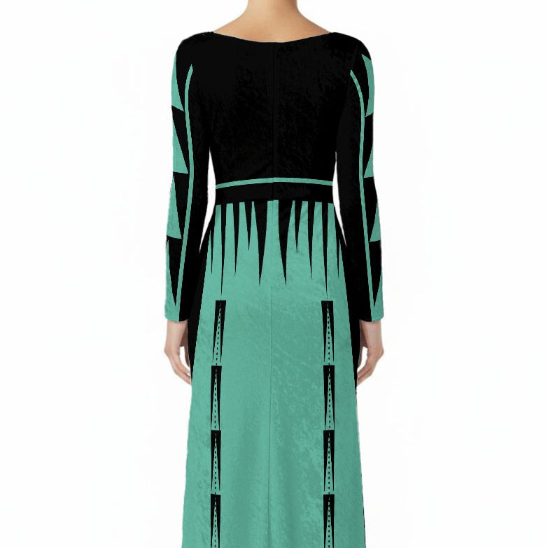 Indigenous Fashion Velvet Maxi 