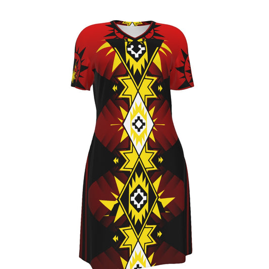 Shooting Star Cotton T-shirt  Dress