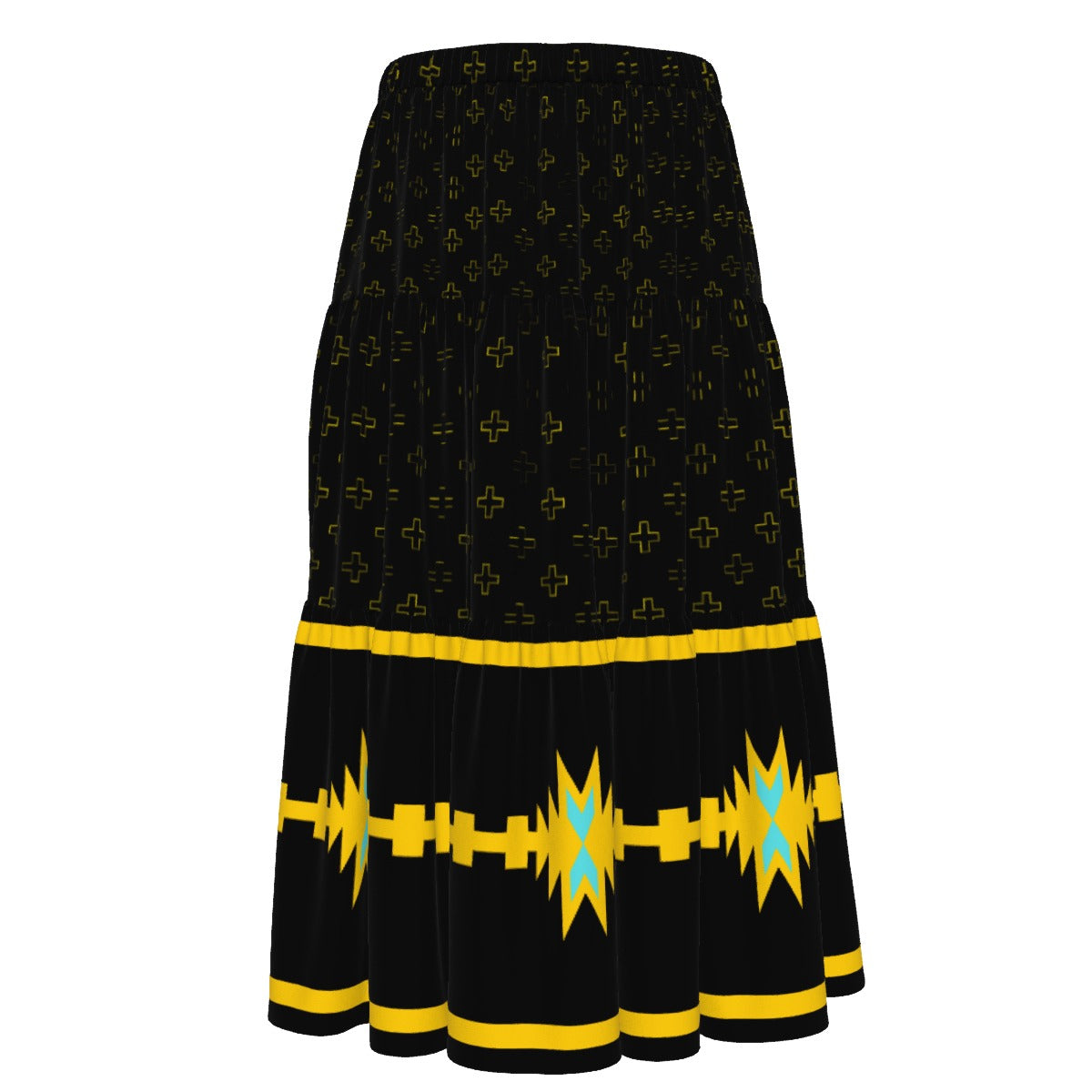 Pleated Chiffon Skirt