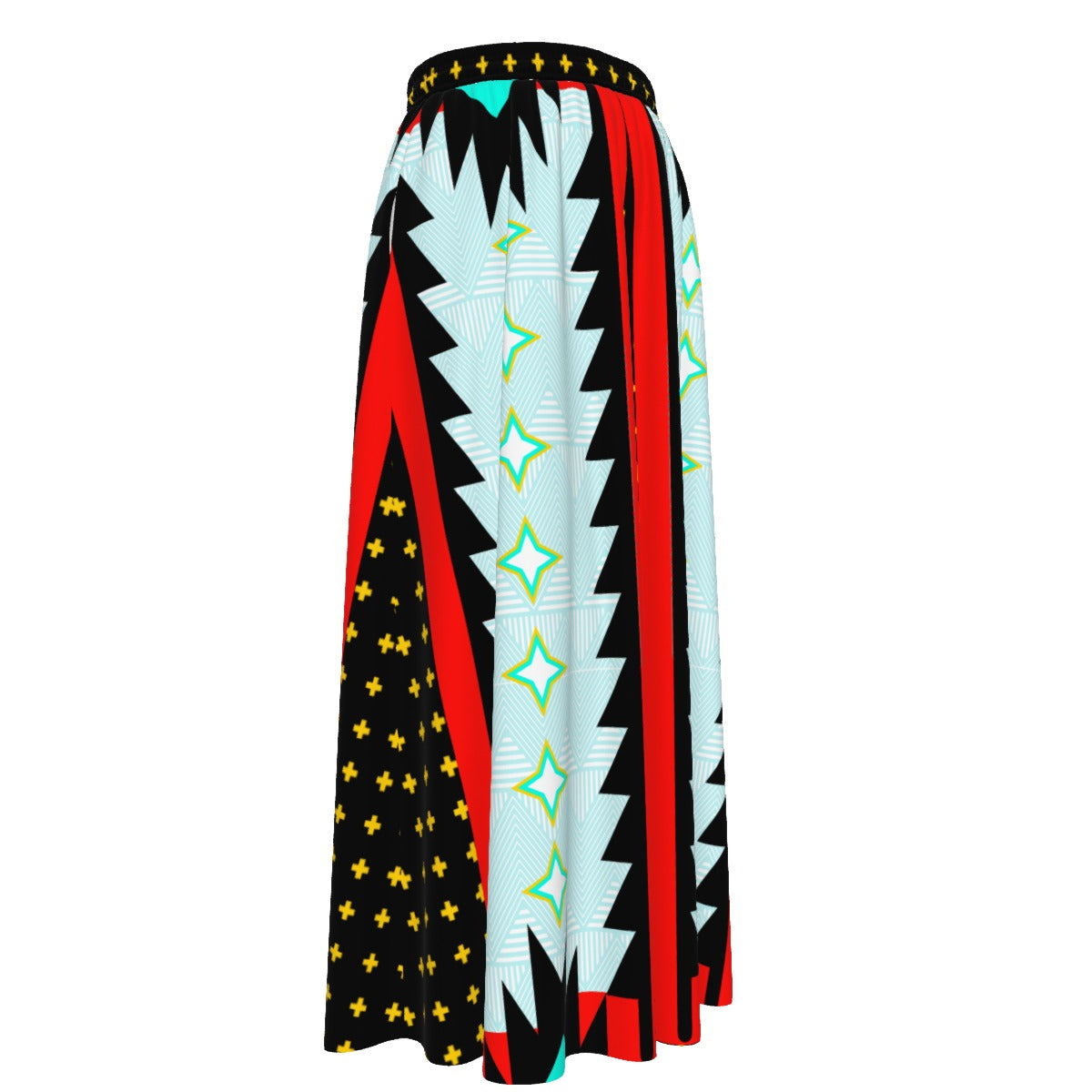 Native Shinning Star Maxi Chiffon Skirt