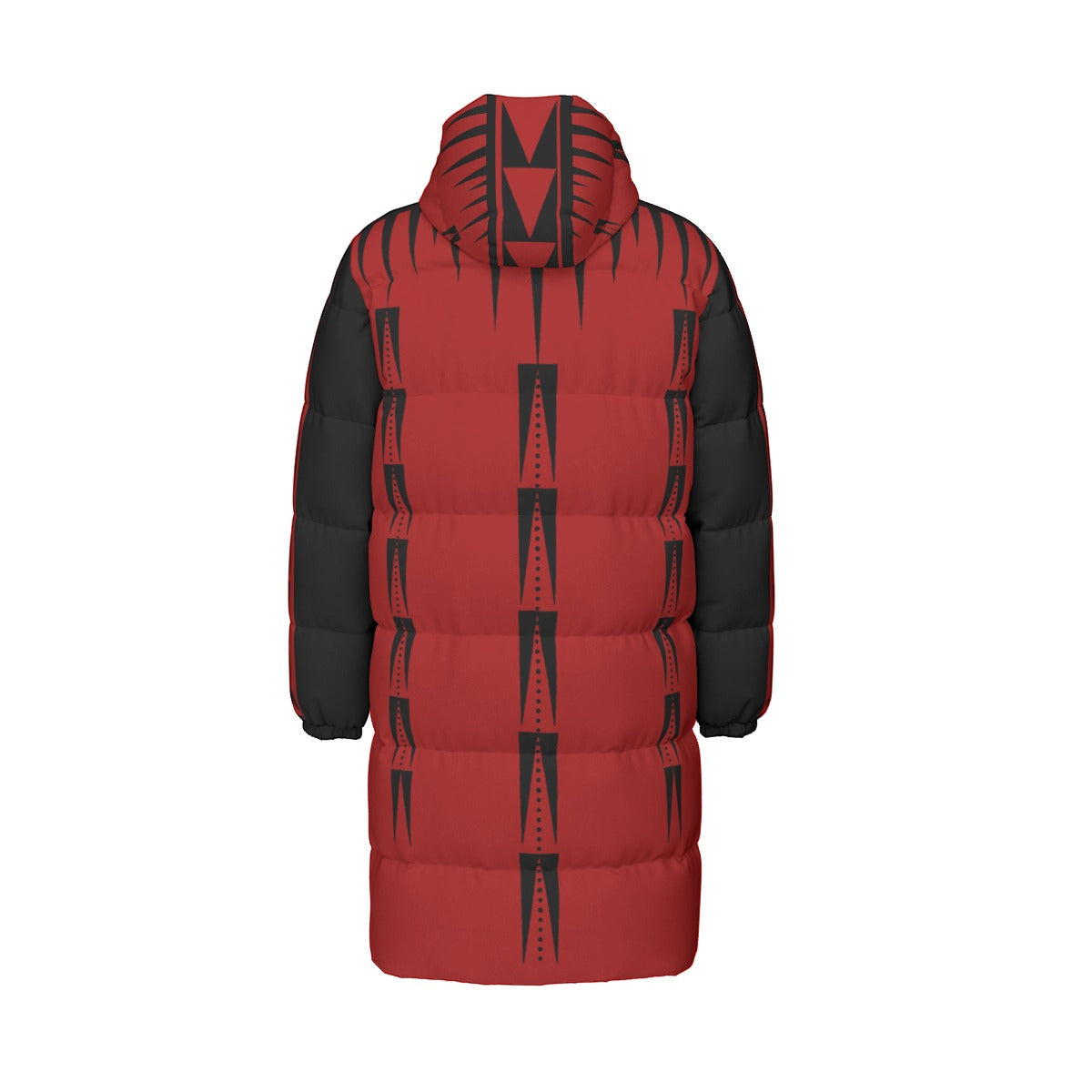 NTV Print Long Duck Down Jacket
