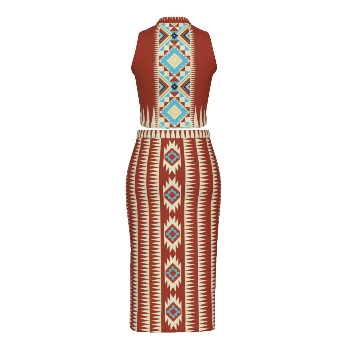 Tribal Baddie Pencil Skirt Set