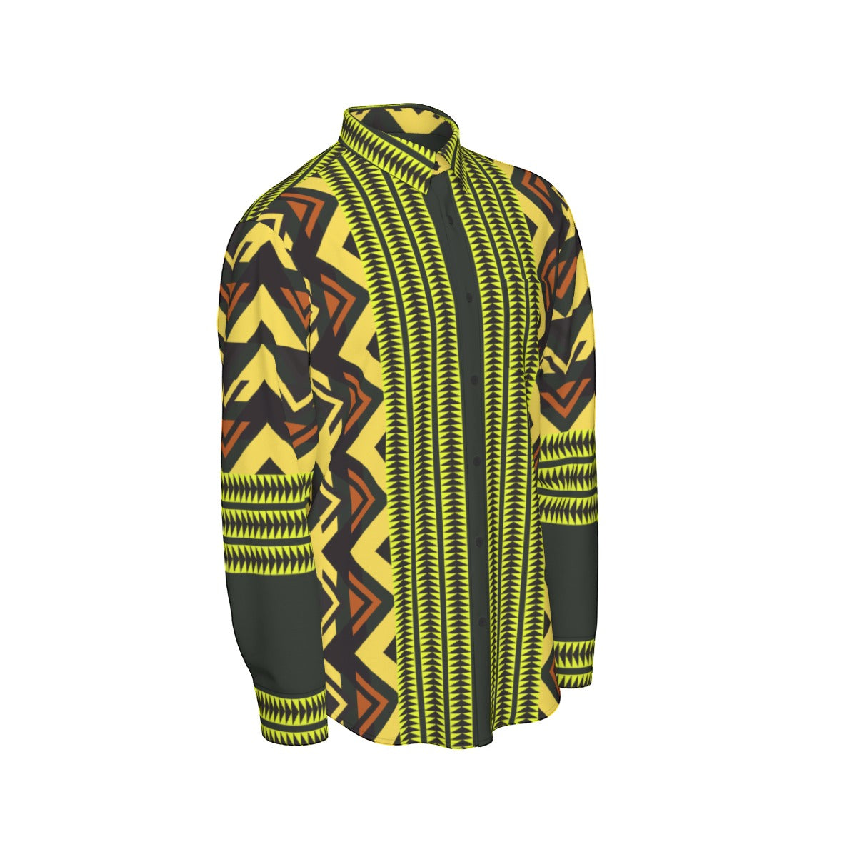 kinepikos ᑭᓀᐱᑯᐢ Garter Snake Cotton Long Sleeve Shirt