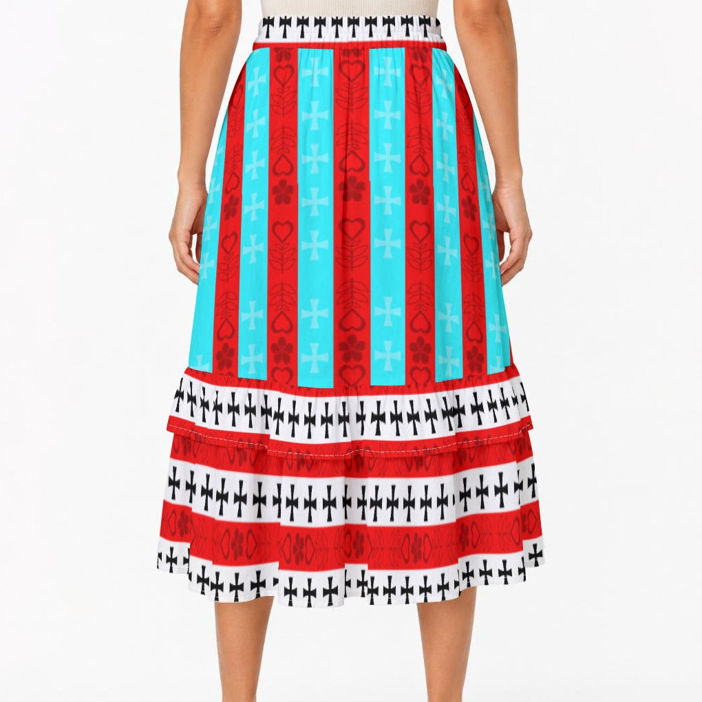 ᒥᑌᐦ miteh Ruffle Skirt