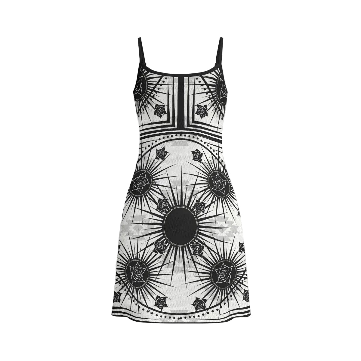 Deadly Rose Double-Layer Mesh Dress