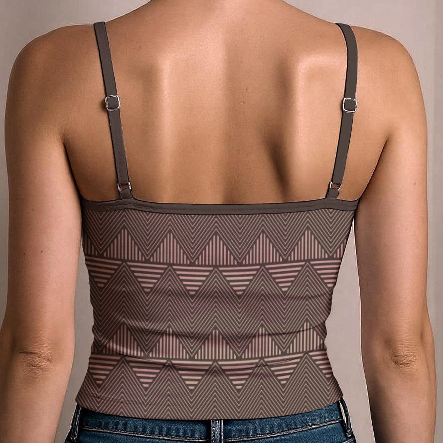 Bear ᒪᐢᑲᐧ maskwa Spaghetti Strap Tank Top
