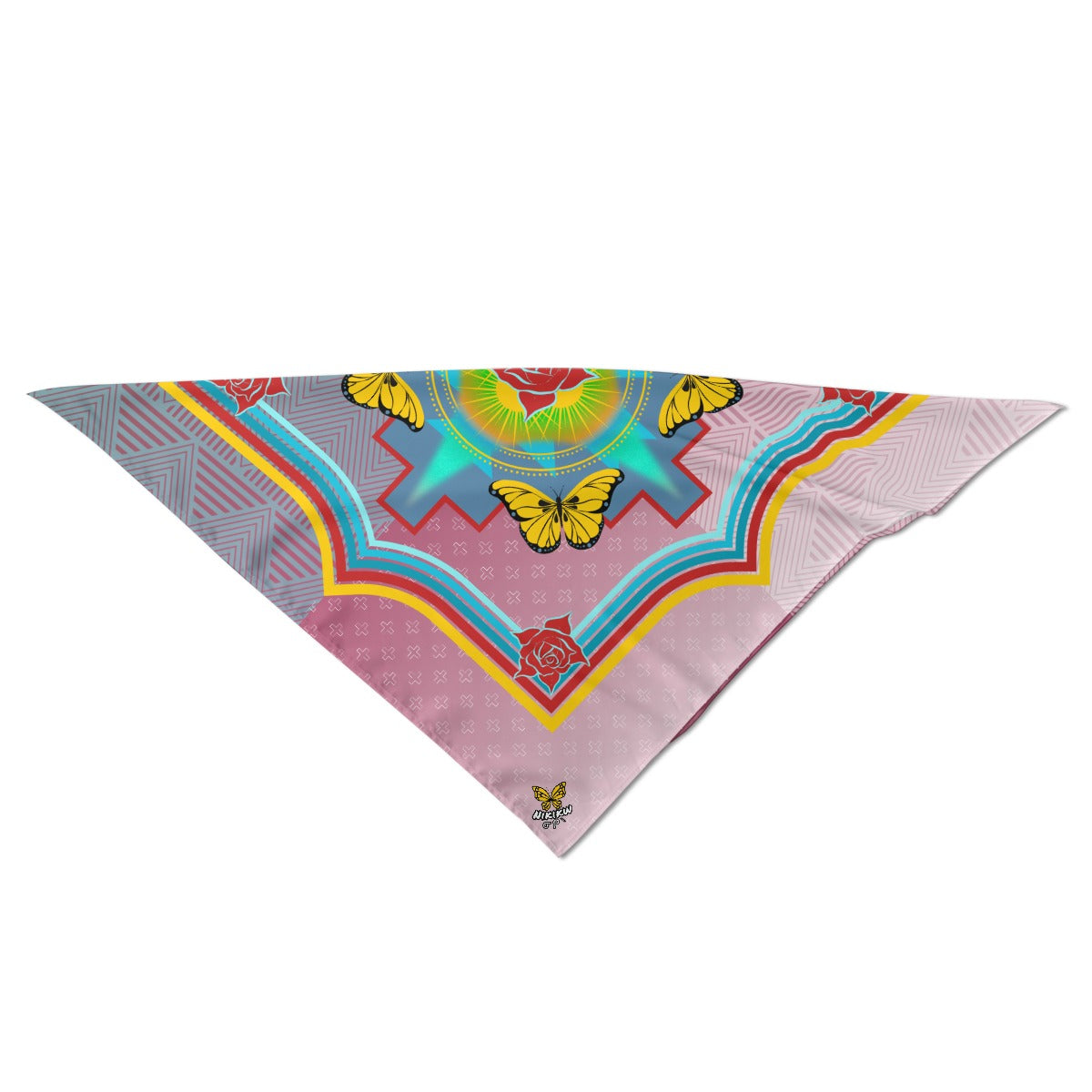 Swallowtail Kokum Silky Scarf