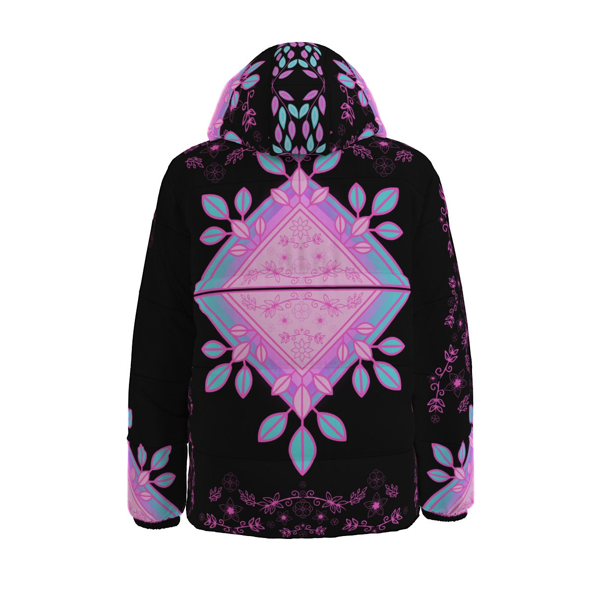 Native Floral Down Jacket