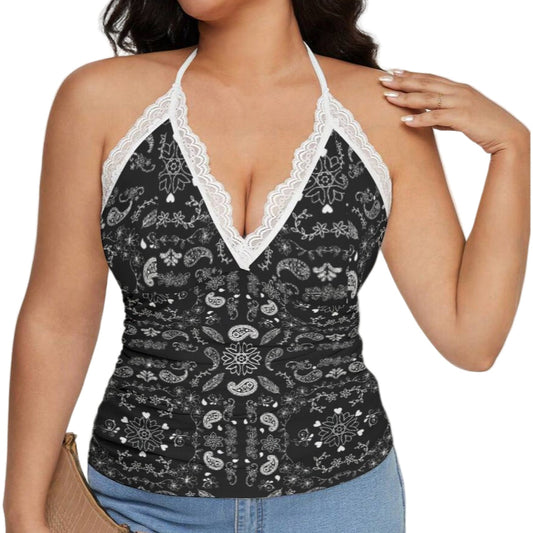 Lace Halter Top