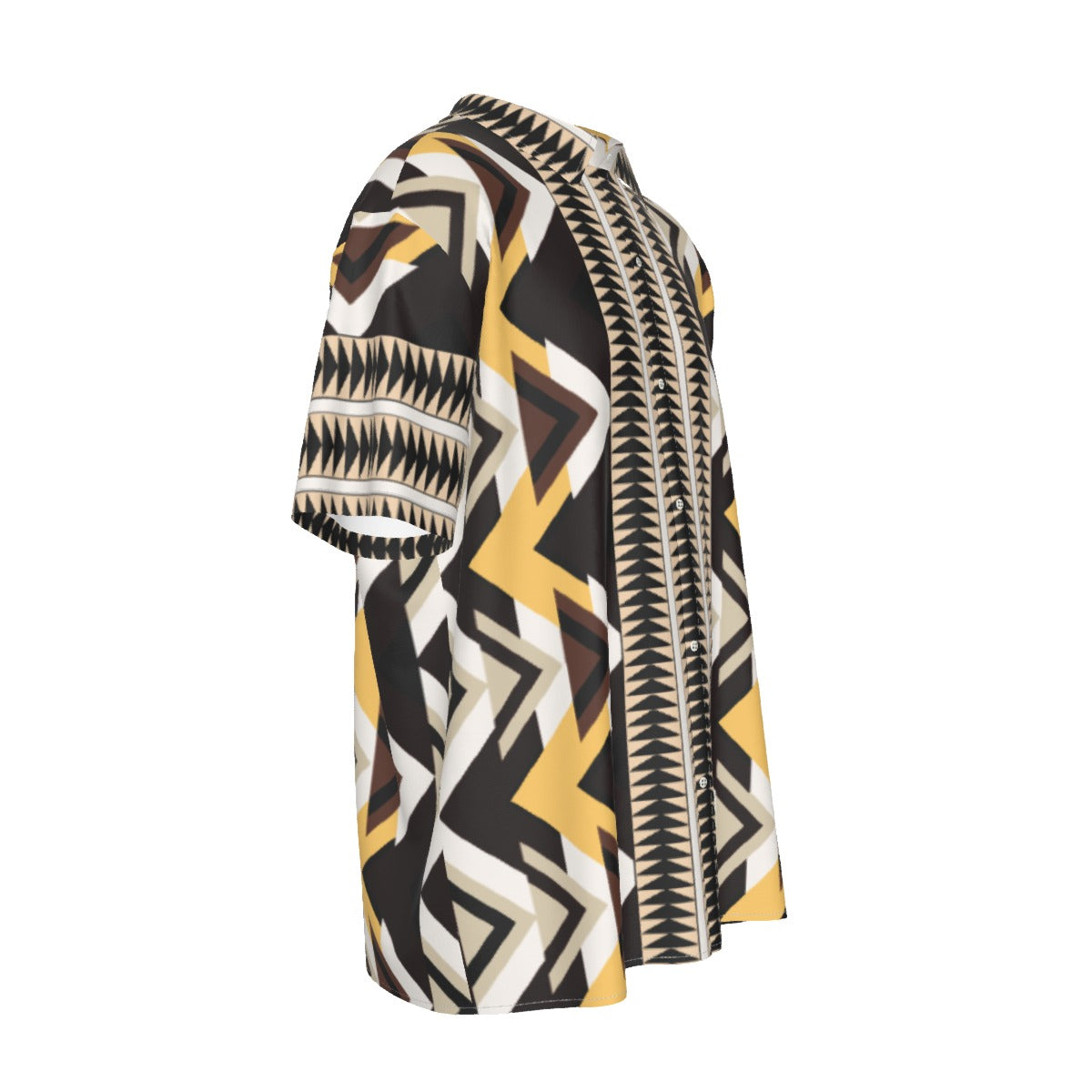 mikisiw ᒥᑭᓯᐤ Eagle Silky Short-Sleeved Shirt