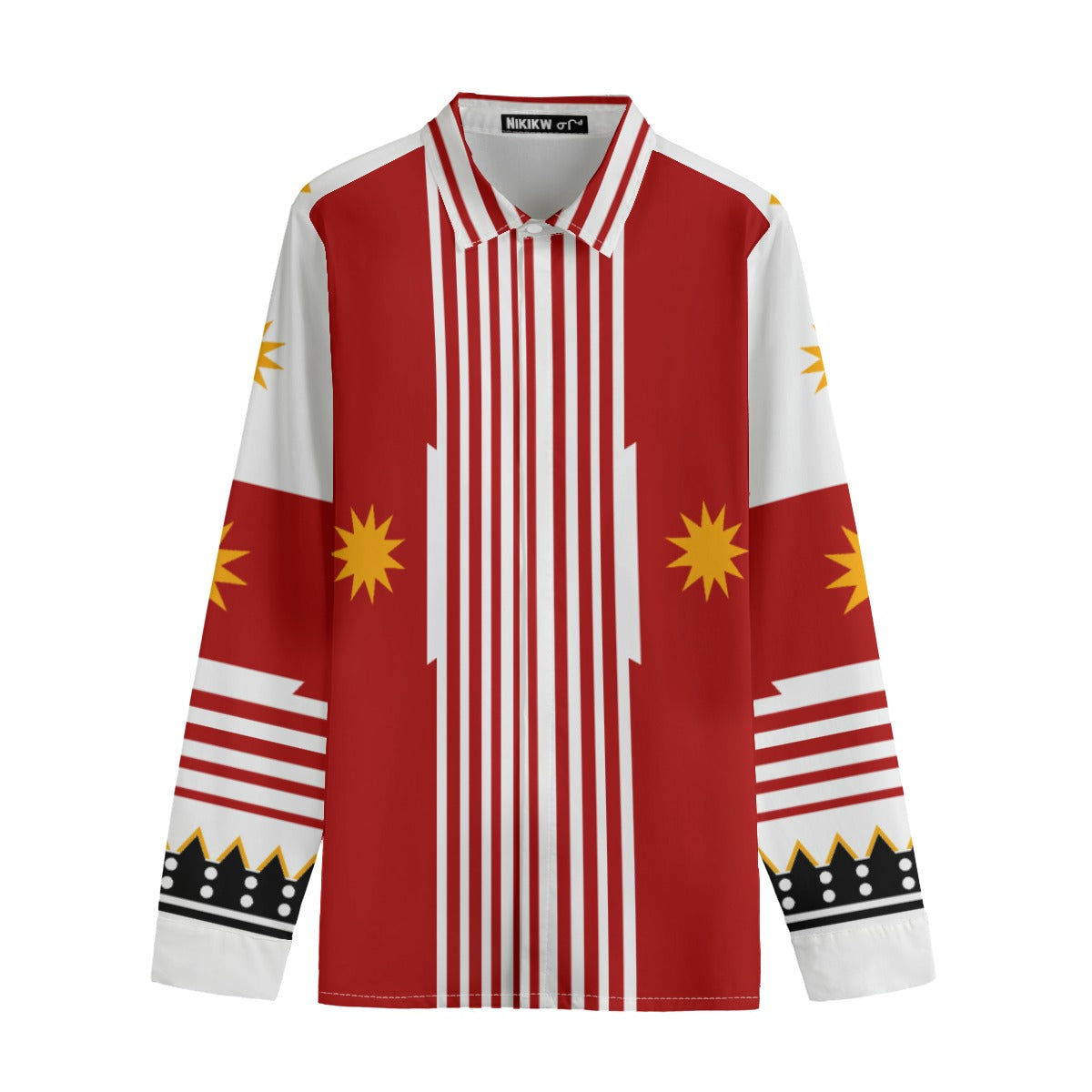 Sun is Shining sakastew ᓴᑲᐢᑌᐤ Cotton Long Sleeve Shirt