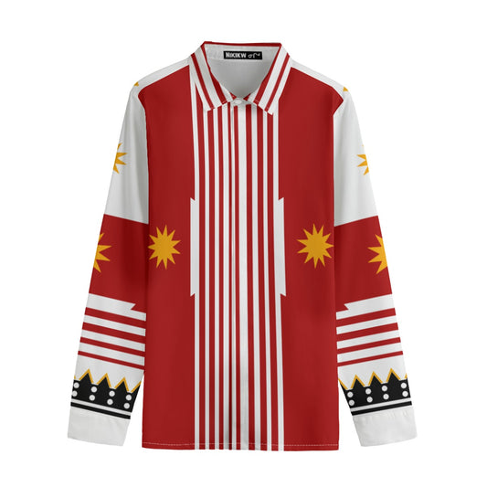 Sun is Shining sakastew ᓴᑲᐢᑌᐤ Cotton Long Sleeve Shirt