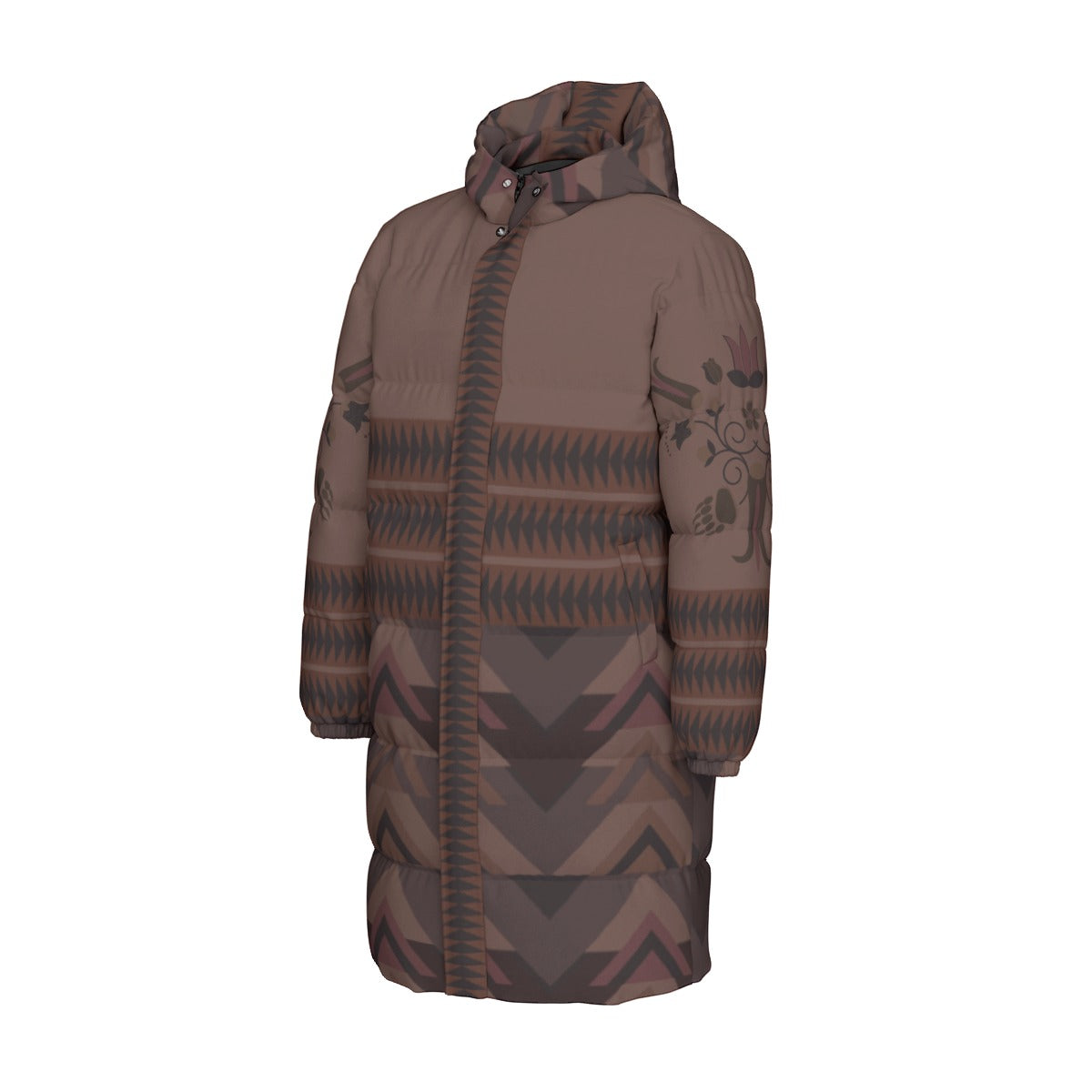 Woodland Bear Long Down Jacket
