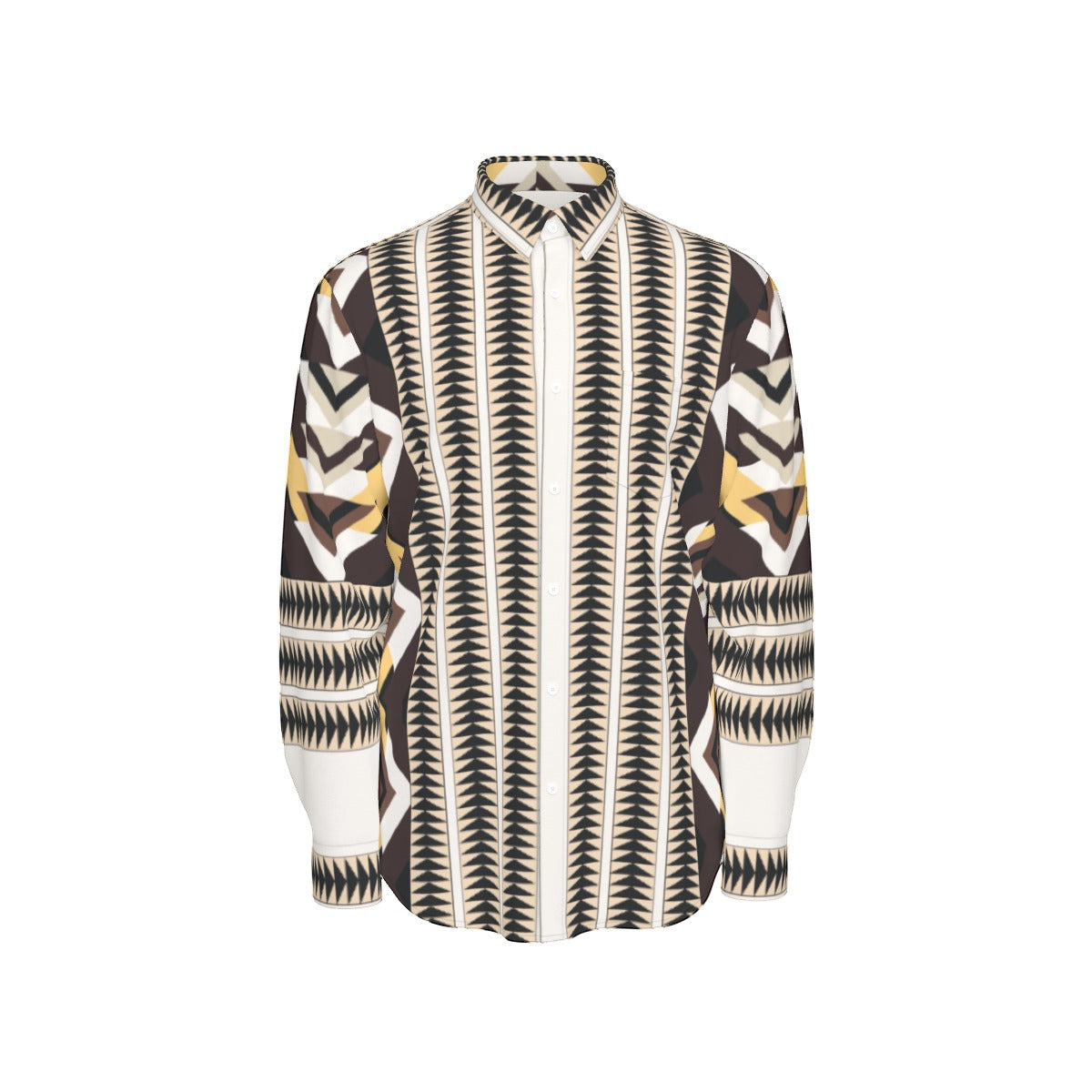 mikisiw ᒥᑭᓯᐤ Eagle Cotton Long Sleeve Shirt