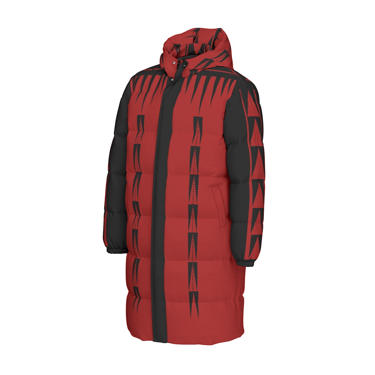 NTV Print Long Duck Down Jacket