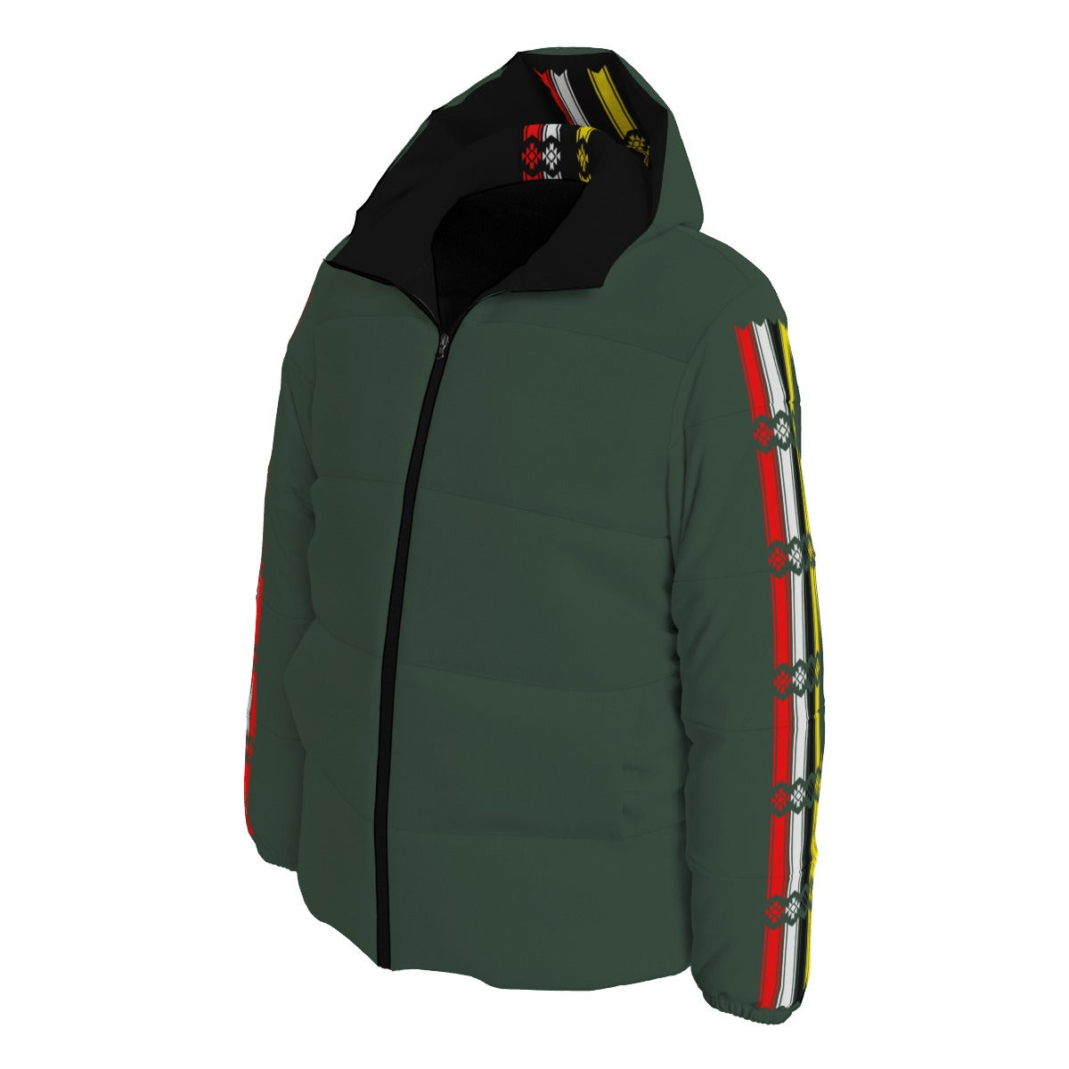 Medicine Wheel Ribbon Duck Down Jacket