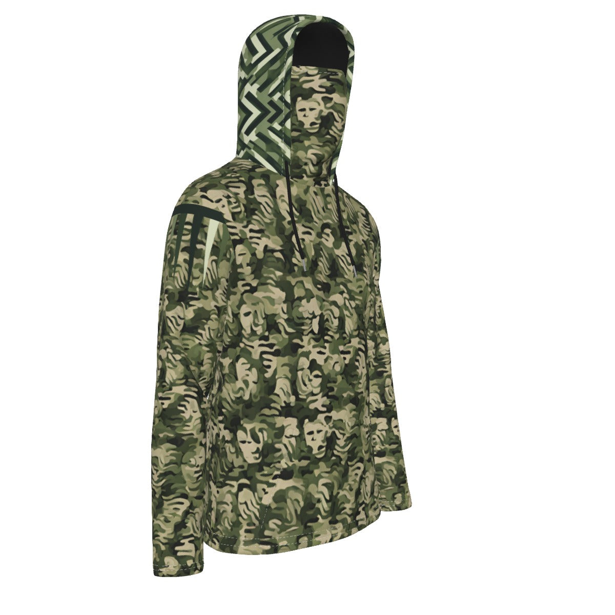 Anti-Facial Recognize Hoodie With Mask