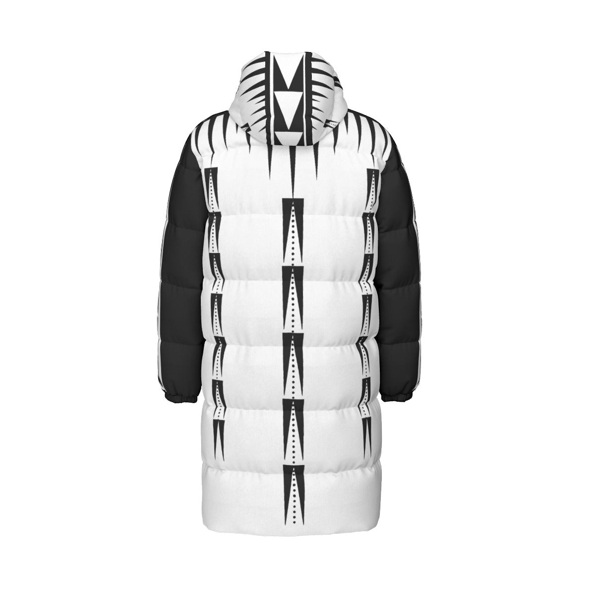 NTV Print Long Duck Down Jacket